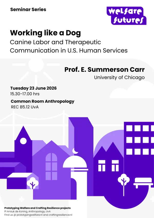 'Working like a Dog' - Welfare Future Seminar and workshop by Prof. Carr